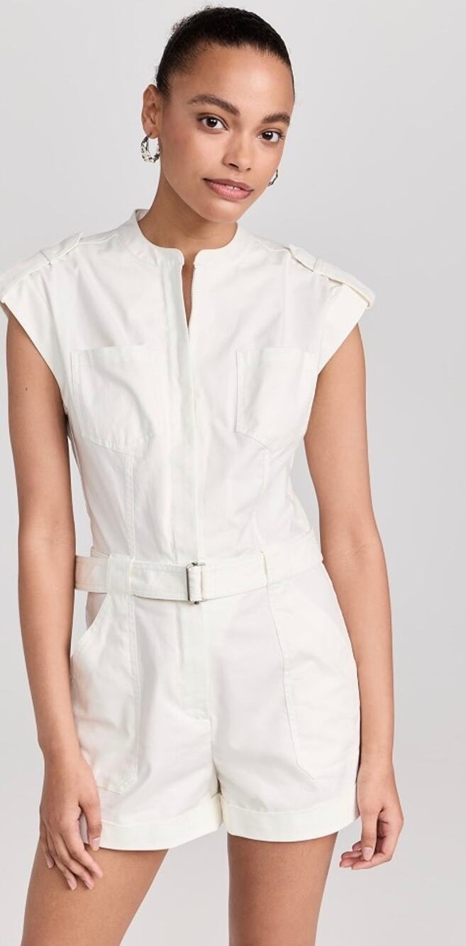 SIMKHAI Tinka Belted Romper